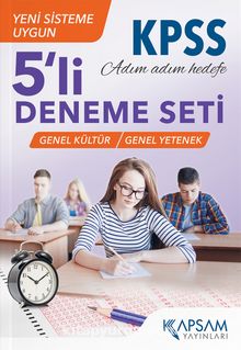 2022 KPSS 5’li Deneme Seti kitap kapağı