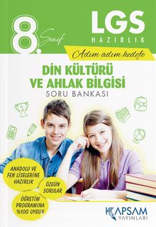 2022 LGS Din Kültürü ve Ahlak Bilgisi Soru Bankası kitap kapağı