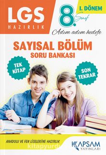 2022 LGS Sayısal Bölüm Soru Bankası (1. Dönem) kitap kapağı