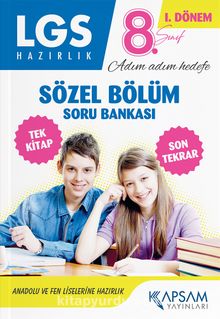 2022 LGS Sözel Bölüm Soru Bankası (1. Dönem) kitap kapağı