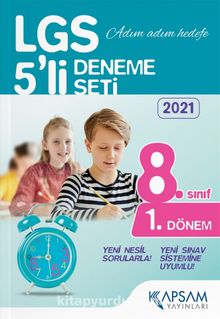 2021 LGS 5’Lİ Deneme Seti 1. Dönem kitap kapağı