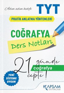 TYT Coğrafya Ders Notları kitap kapağı