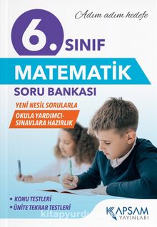2021 6. Sınıf Matematik Soru Bankası kitap kapağı
