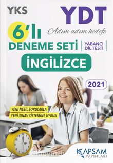 2021 YDT İngilizce 6’lı Deneme Seti kitap kapağı