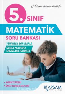 2021 5. Sınıf Matematik Soru Bankası kitap kapağı