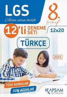 2021 LGS Türkçe 12’li Deneme kitap kapağı