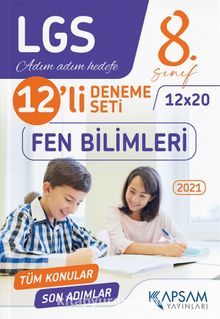 2021 LGS Fen Bilimleri 12’li Deneme kitap kapağı