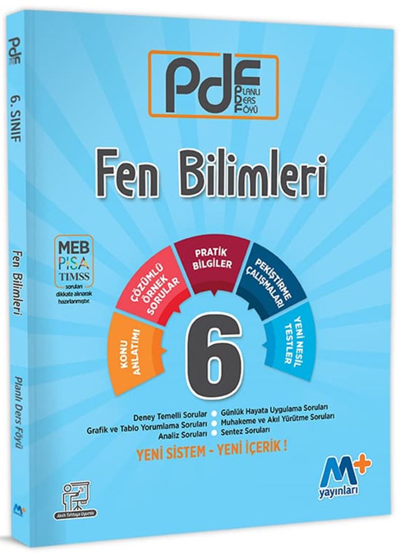 6. Sınıf Fen Bilimleri Planlı Ders Föyü kitap kapağı