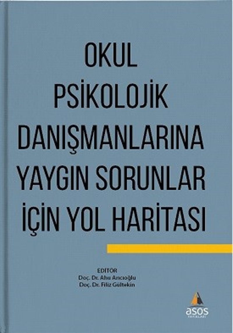 Okul Psikolojik Danışmanlarına Yaygın Sorunlar İçin Yol Haritası kitap kapağı
