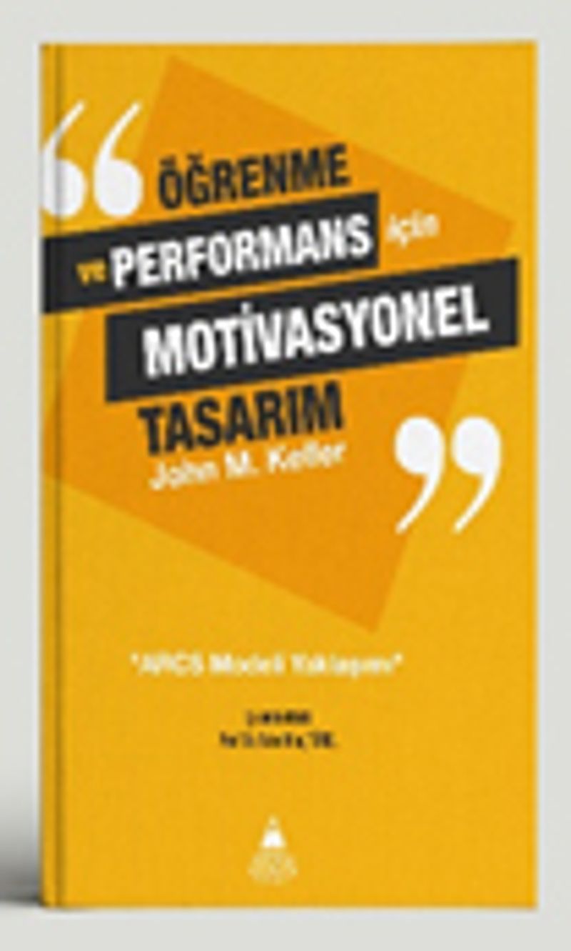 Öğrenme ve Performans İçin Motivasyonel Tasarım kitap kapağı