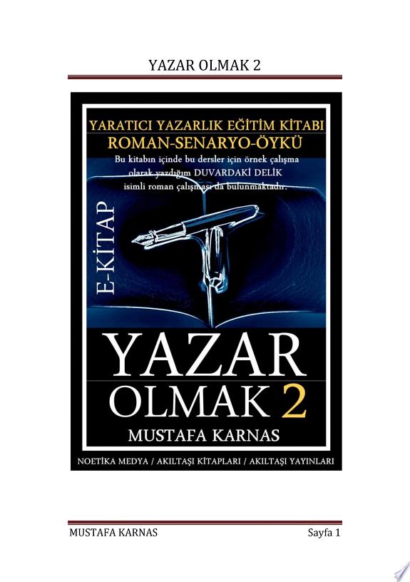 Yazar Olmak 2 kitap kapağı