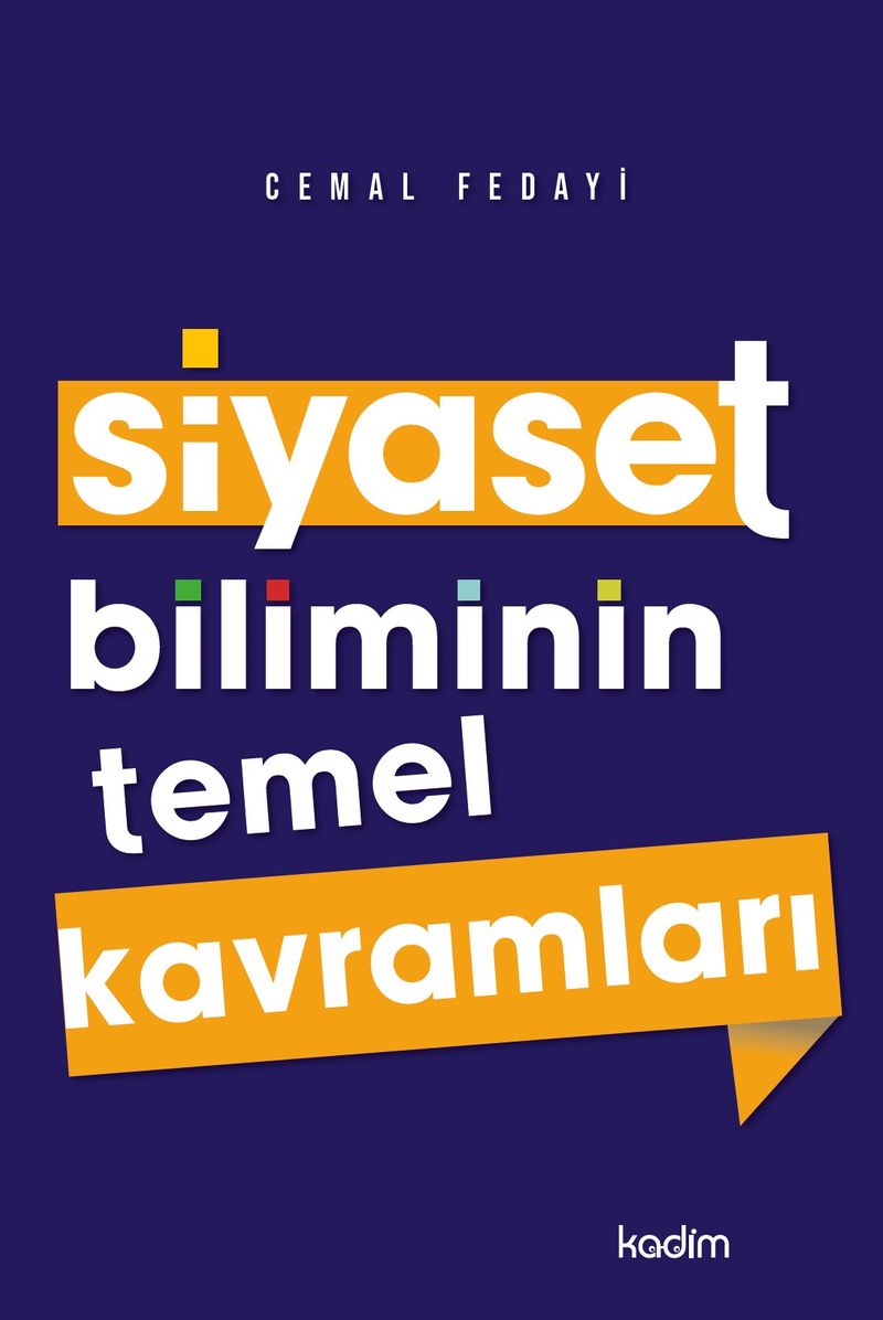 Siyaset Biliminin Temel Kavramları kitap kapağı