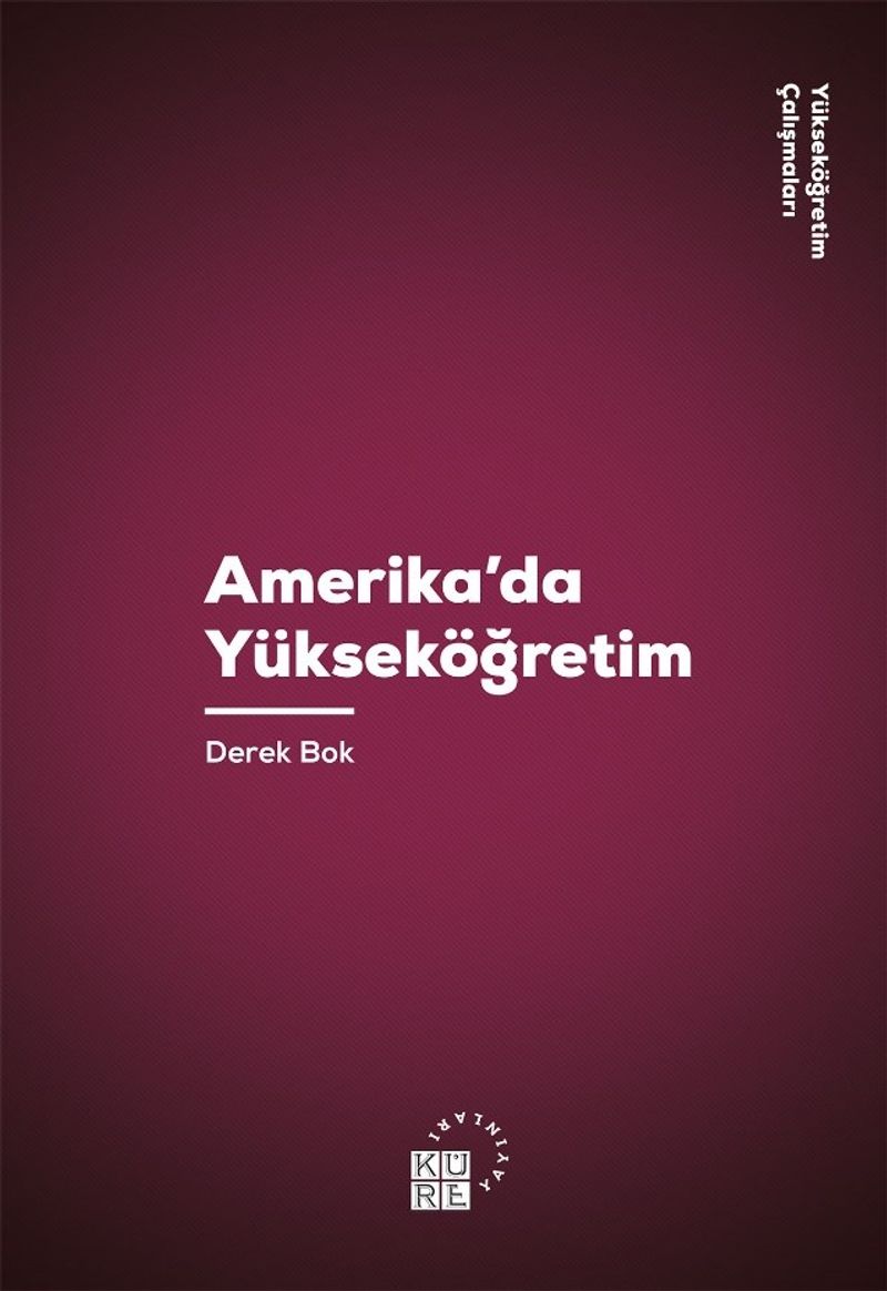 Amerika’da Yükseköğretim kitap kapağı