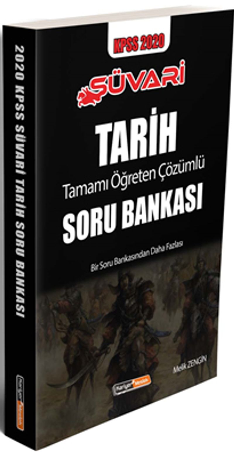 2020 KPSS Süvari Tarih Tamamı Öğreten Çözümlü Soru Bankası kitap kapağı