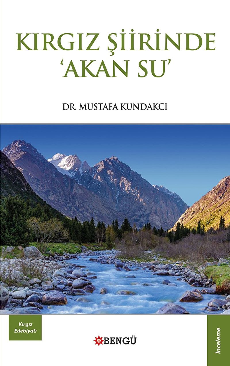 Kırgız Şiirinde Akan Su kitap kapağı