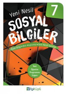 7. Sınıf Yeni Nesil Sosyal Bilgiler kitap kapağı