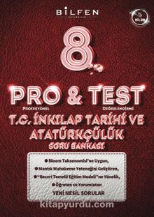 8. Sınıf T. C. İnkılap Tarihi ve Atatürkçülük Protest Soru Bankası kitap kapağı