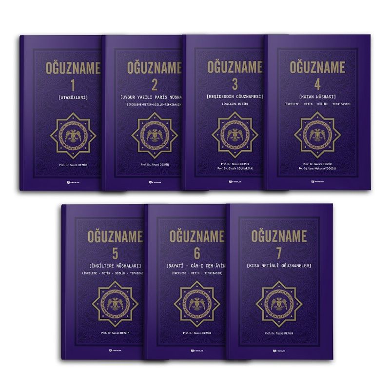 Oğuzname (7 Cilt, Kutulu) kitap kapağı