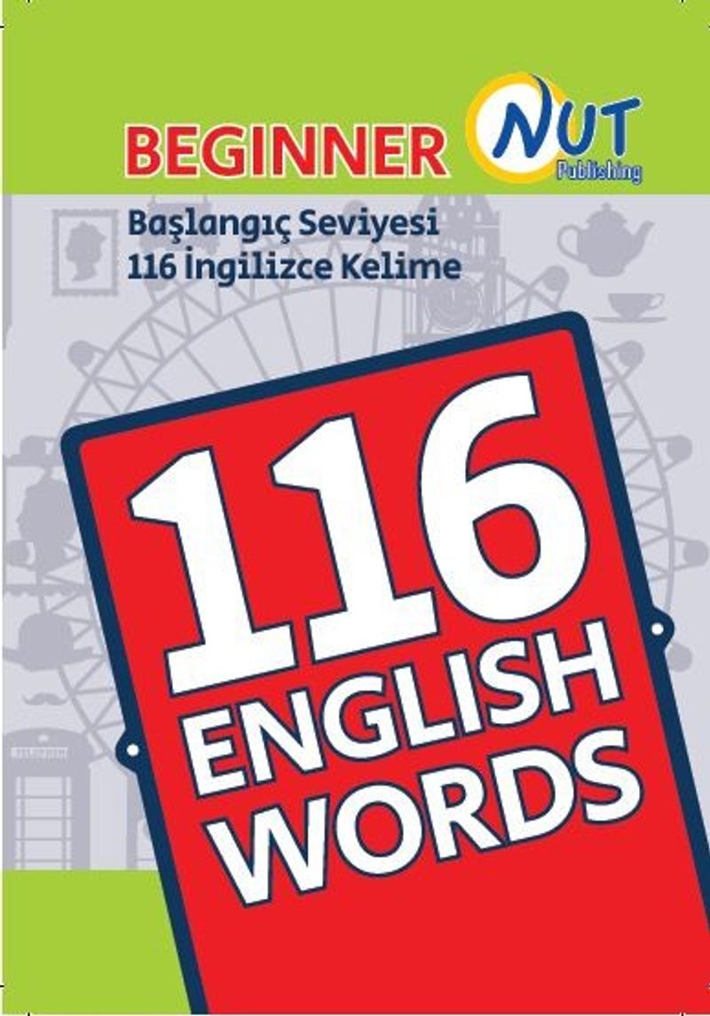 Beginner 116 English Words Kartları kitap kapağı