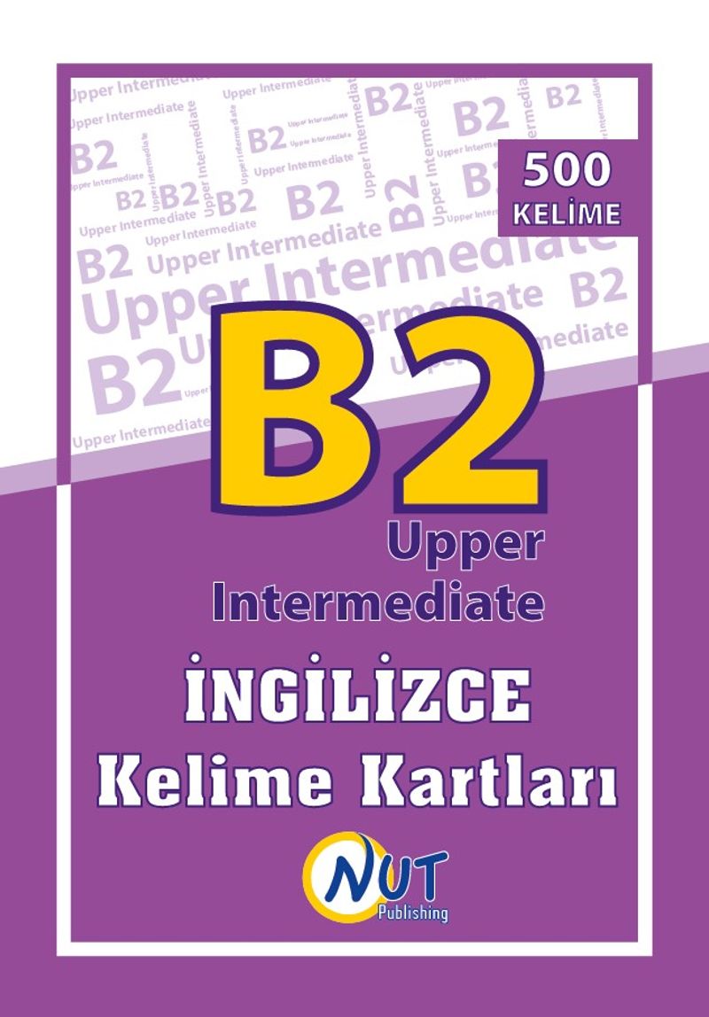 B2 Upper Intermediate İngilizce Kelime Kartları kitap kapağı