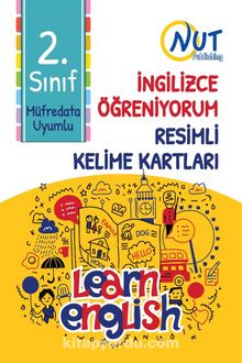 2. Sınıf İngilizce Öğreniyorum Resimli Kelime Kartları kitap kapağı