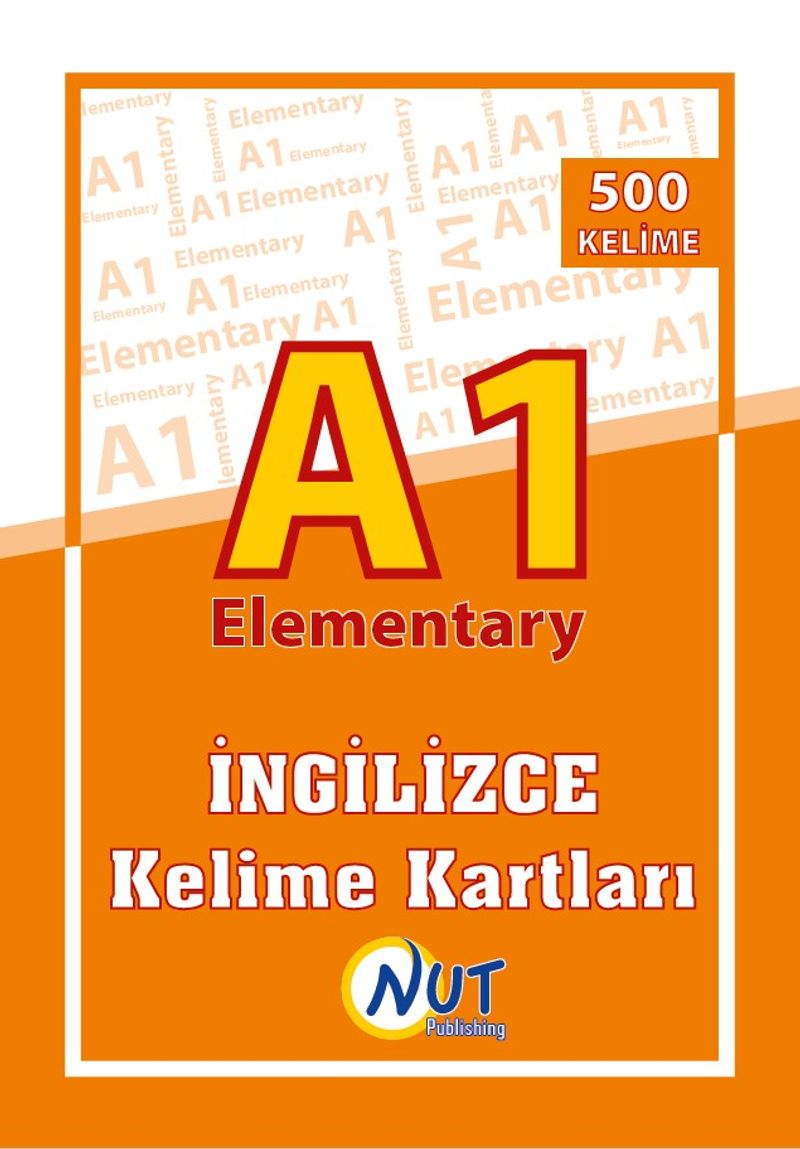 A1 Elementary İngilizce Kelime Kartları kitap kapağı