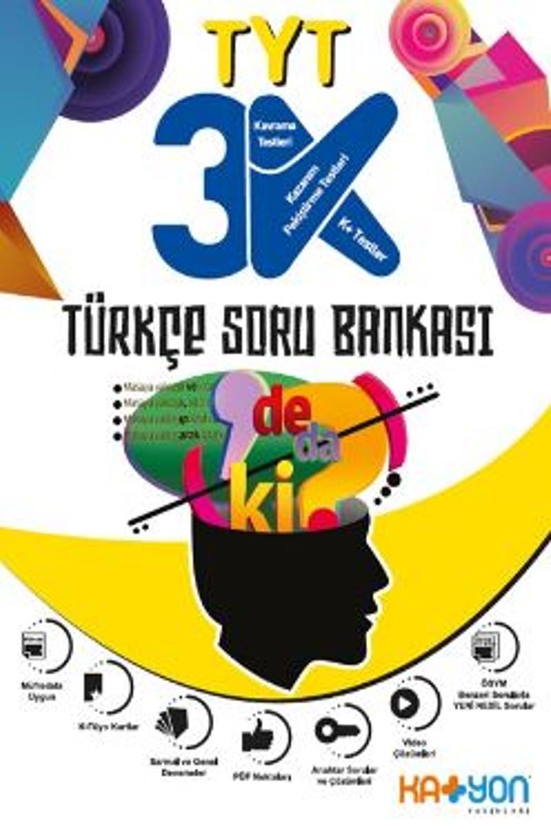 TYT 3K Türkçe Soru Bankası kitap kapağı