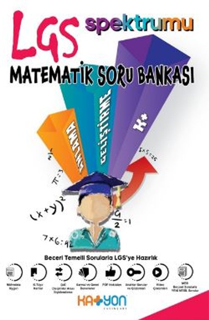 8. Sınıf LGS Spektrumu Matematik Soru Bankası kitap kapağı