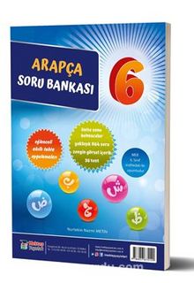 6.Sınıf Arapça Soru Bankası kitap kapağı