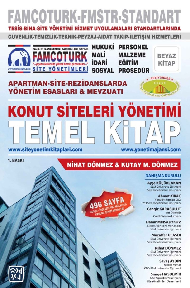 Konut Siteleri Yönetimi – Temel Kitap kitap kapağı