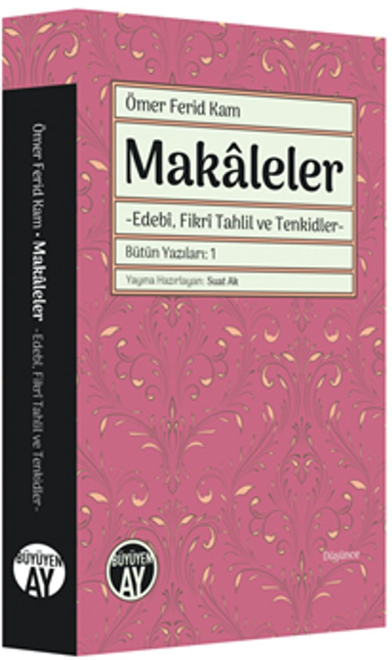 Makaleler Edebi, Fikri Tahlil ve Tenkidler kitap kapağı