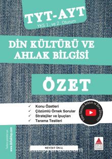 TYT AYT Din Kültürü ve Ahlak Bilgisi Özet-YKS 1. ve 2. Oturum kitap kapağı