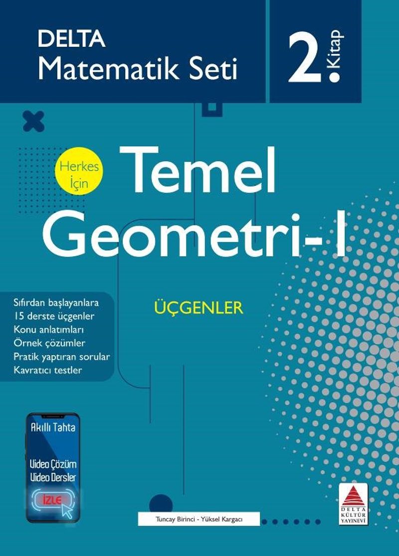 Matematik Seti 2. Kitap Herkes İçin Temel Geometri 1 Üçgenler kitap kapağı