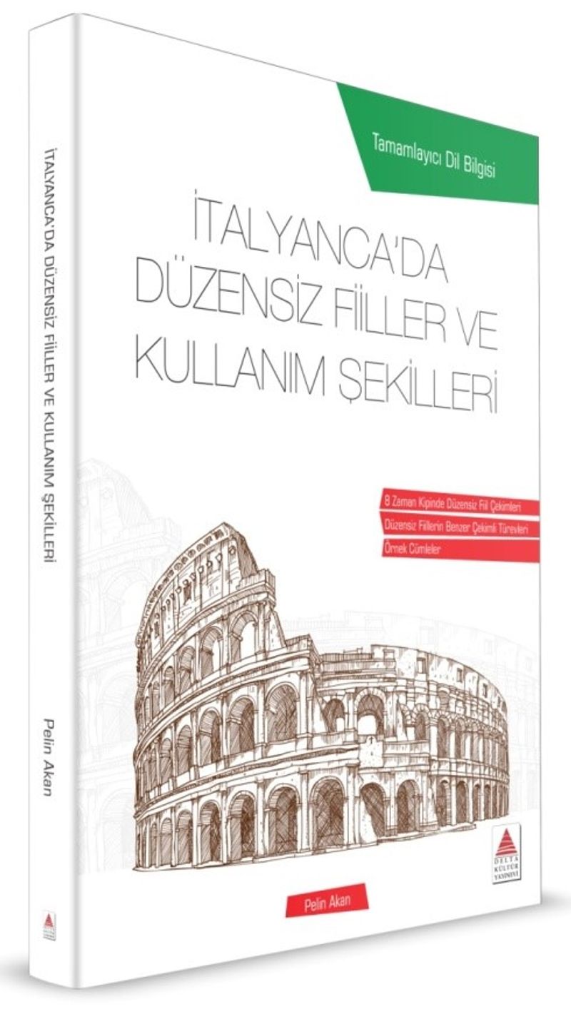 İtalyancada Düzensiz Fiiller ve Kullanım Şekilleri kitap kapağı
