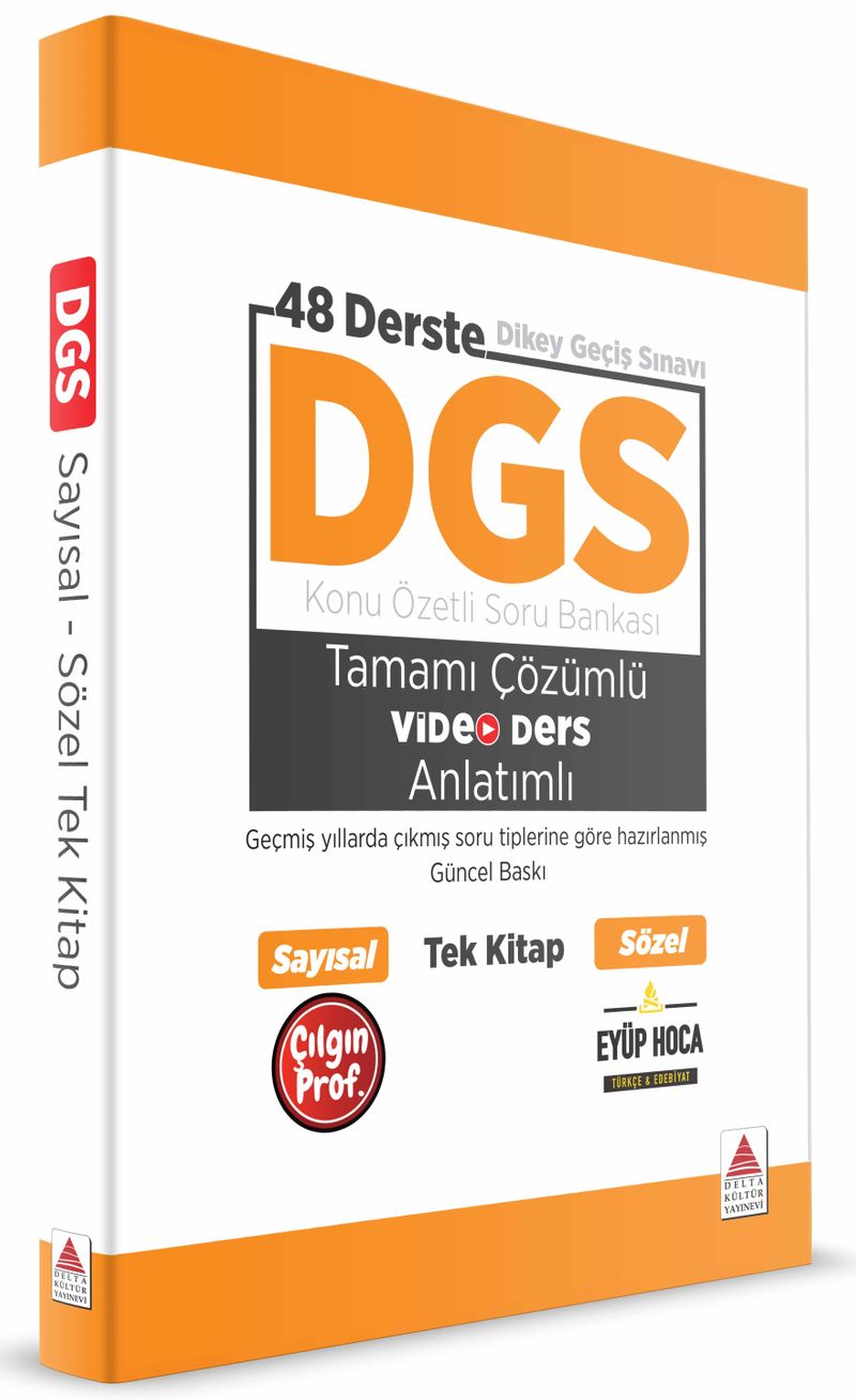 DGS Kitap Konu Özetli Soru Bankası Video Anlatımlı Tek Kitap kitap kapağı