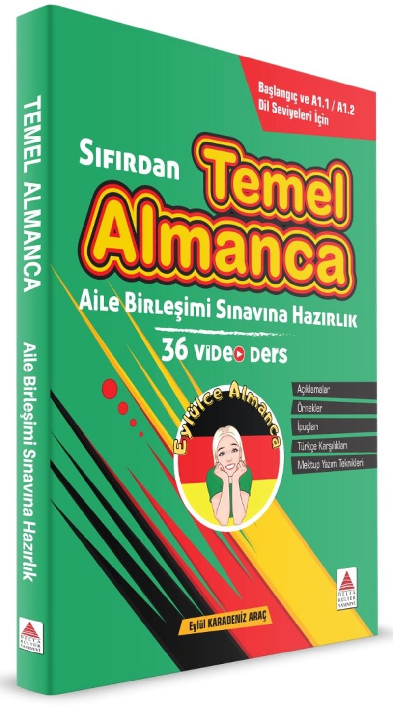 Sıfırdan Temel Almanca ve Aile Birleşimi Sınavına Hazırlık kitap kapağı