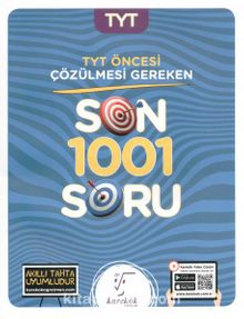 TYT Öncesi Çözülmesi Gereken Son 1001 Soru kitap kapağı