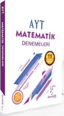 AYT Matematik Denemeleri 15 Çözümlü Deneme kitap kapağı