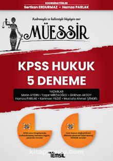 Müessir KPSS Hukuk 5 Deneme kitap kapağı