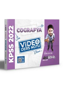 2022 KPSS Coğrafya Video Ders Notu kitap kapağı