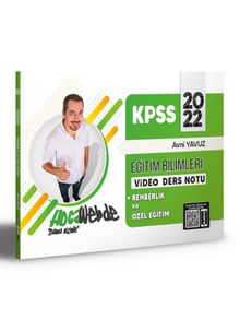 2022 KPSS Eğitim Bilimleri Rehberlik ve Özel Eğitim Video Ders Notları kitap kapağı