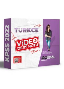 2022 KPSS Türkçe Video Ders Notu kitap kapağı