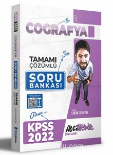 2022 KPSS Coğrafya Tamamı Çözümlü Soru Bankası kitap kapağı