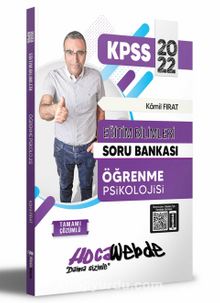 2022 KPSS Eğitim Bilimleri Öğrenme Psikolojisi Tamamı Çözümlü Soru Bankası kitap kapağı