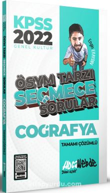 2022 KPSS Coğrafya ÖSYM Tarzı Seçmece Sorular Tamamı Çözümlü Soru Bankası kitap kapağı