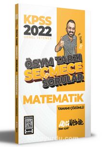 2022 KPSS Matematik ÖSYM Tarzı Seçmece Sorular Tamamı Çözümlü Soru Bankası kitap kapağı