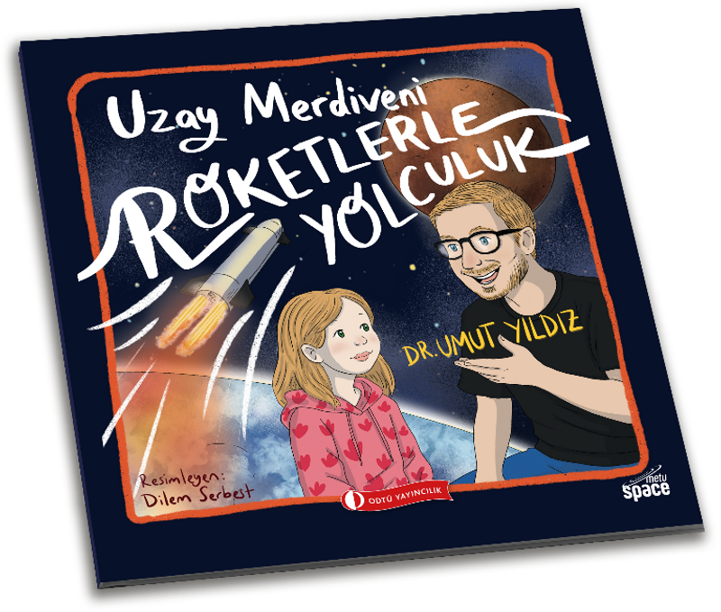 Uzay Merdiveni Roketlerle Yolculuk kitap kapağı