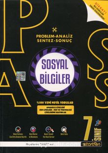 Pass 7. Sınıf Sosyal Bilgiler Soru Bankası kitap kapağı