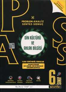 Pass 6. Sınıf Din Kültürü ve Ahlak Bilgisi kitap kapağı