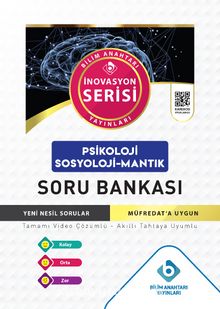 Psikoloji Sosyoloji Mantık Soru Bankası kitap kapağı